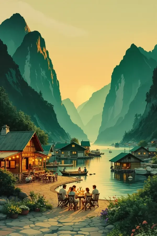 山海之间电视剧海报 - 鲨鱼影视