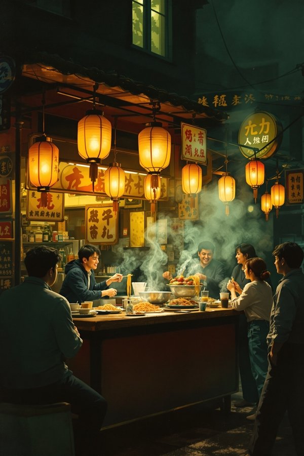 深夜食堂奇妙夜高清海报 - 鲨鱼影视